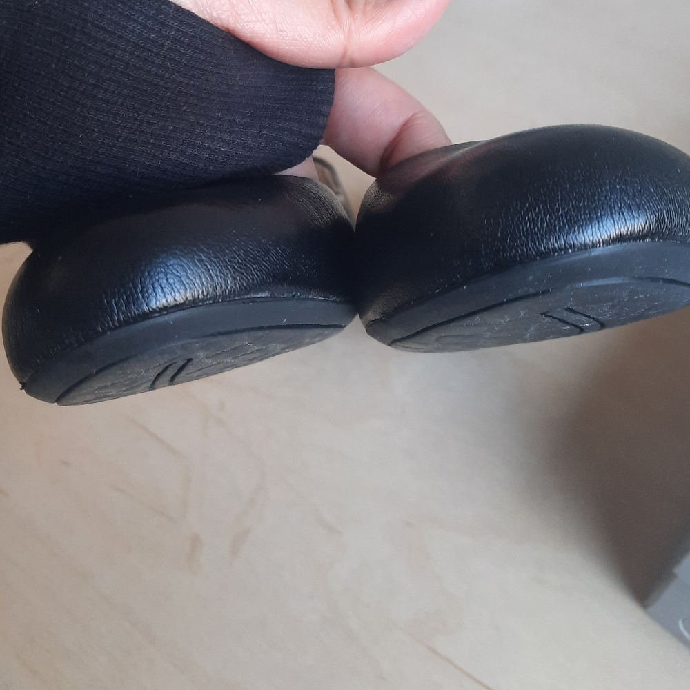 Rockport Adiprene By Adidas Black Leather Flats - Picture 10 of 14